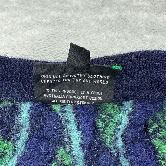 Vintage Coogi Australia Button Up  Alpaca Sweater Women's Size S - Picture 12 of 15